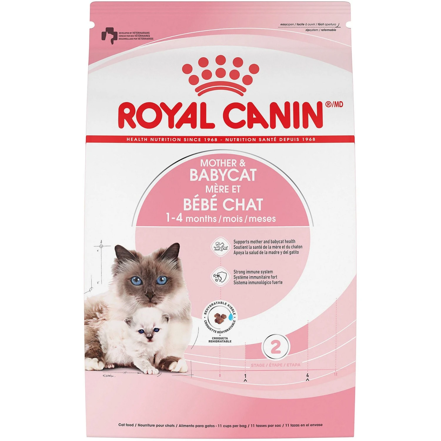 Royal Canin Feline Health Nutrition Mother & Babycat Dry Cat Food & Royal Canin Feline Health Nutrition Mother & Babycat Ultra Soft Mousse In Sauce Canned Cat Food 4 Royal Canin Feline Health Nutrition Mother & Babycat Dry Cat Food & Royal Canin Feline Health Nutrition Mother & Babycat Ultra Soft Mousse In Sauce Canned Cat Food - Image 2