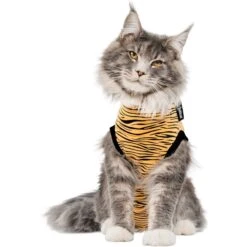 Suitical Recovery Suit Cat Apparel, Tiger Print -Furry Friends 855286 PT4. AC SS1800 V1686669426