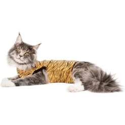 Suitical Recovery Suit Cat Apparel, Tiger Print -Furry Friends 855286 PT6. AC SS1800 V1686669836