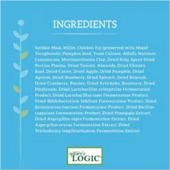 Nature's Logic Feline Sardine Meal Feast All Life Stages Dry Cat Food -Furry Friends 85769 PT6. AC SS1800 V1617751631