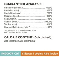 Nutro Wholesome Essentials Indoor Chicken & Brown Rice Recipe Adult Dry Cat Food -Furry Friends 86712 PT6. AC SS1800 V1702666064