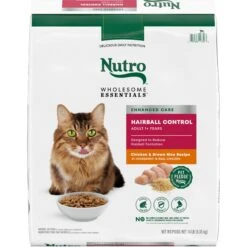 Nutro Wholesome Essentials Hairball Control Chicken & Brown Rice Recipe Adult Dry Cat Food