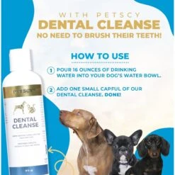 PetScy Dental Cleanse Dog & Cat Tartar Remover, 8-oz Bottle -Furry Friends 871526 PT4. AC SS1800 V1689275944