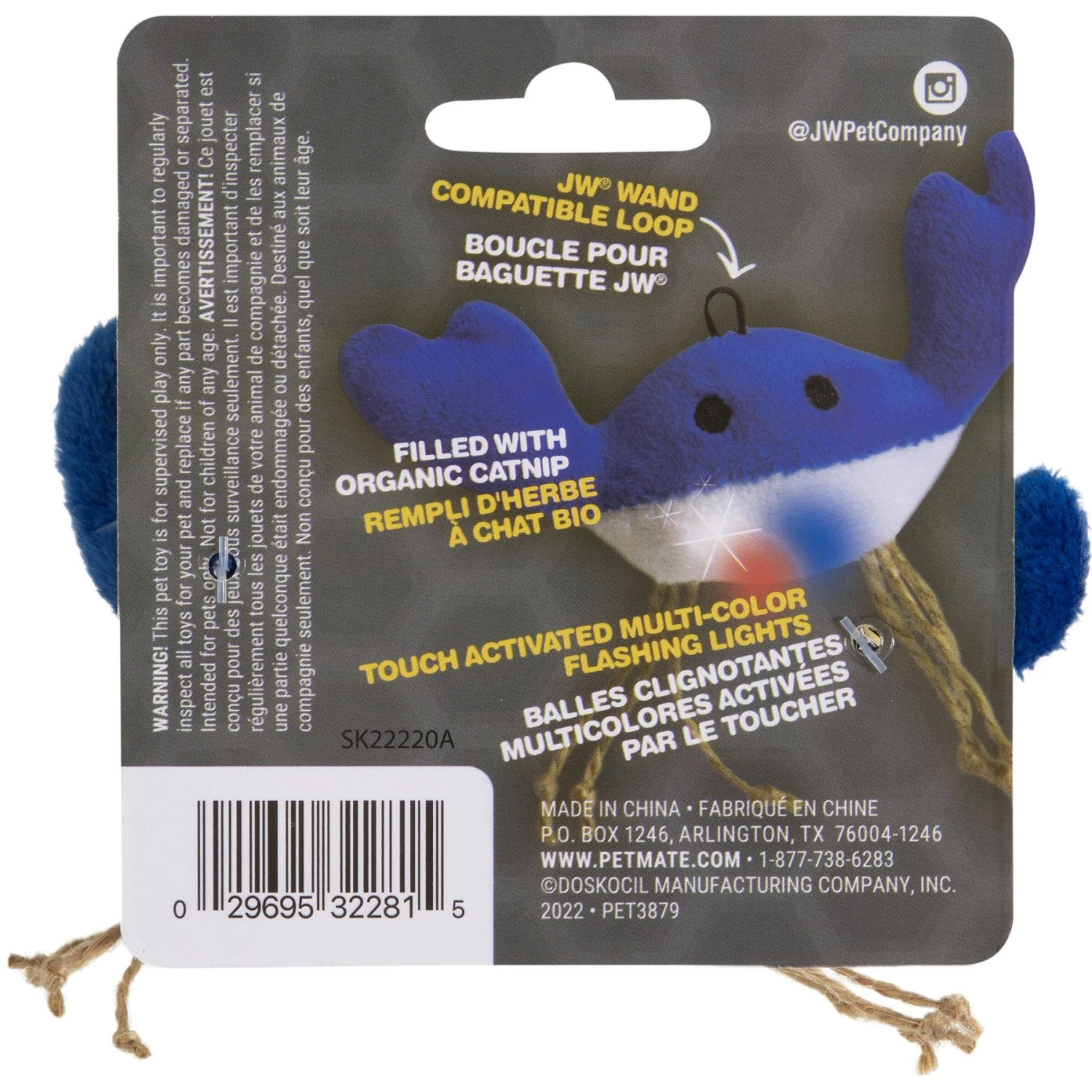 JW Pet Flash-Ee Crab Cat Toy 5 JW Pet Flash-Ee Crab Cat Toy - Image 3