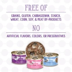 Weruva Cats In The Kitchen The Coolsville Catch! Variety Pack Grain-Free Wet Cat Food, 3.2-oz Can, Case Of 12 -Furry Friends 875422 PT4. AC SS1800 V1702597717