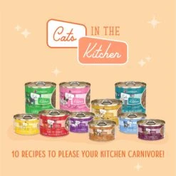 Weruva Cats In The Kitchen The Coolsville Catch! Variety Pack Grain-Free Wet Cat Food, 3.2-oz Can, Case Of 12 -Furry Friends 875422 PT5. AC SS1800 V1702597724