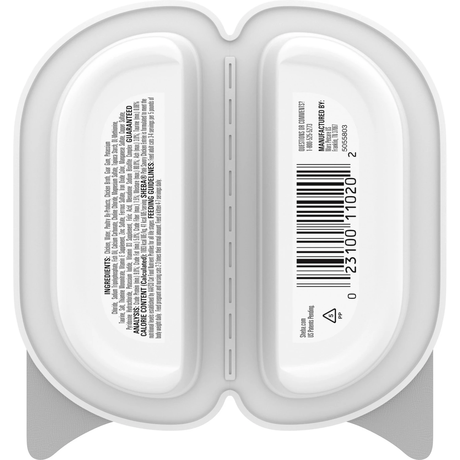 Sheba Perfect Portions Grain-Free Savory Chicken Entree Pate Adult Wet Cat Food Trays 4 Sheba Perfect Portions Grain-Free Savory Chicken Entree Pate Adult Wet Cat Food Trays - Image 2