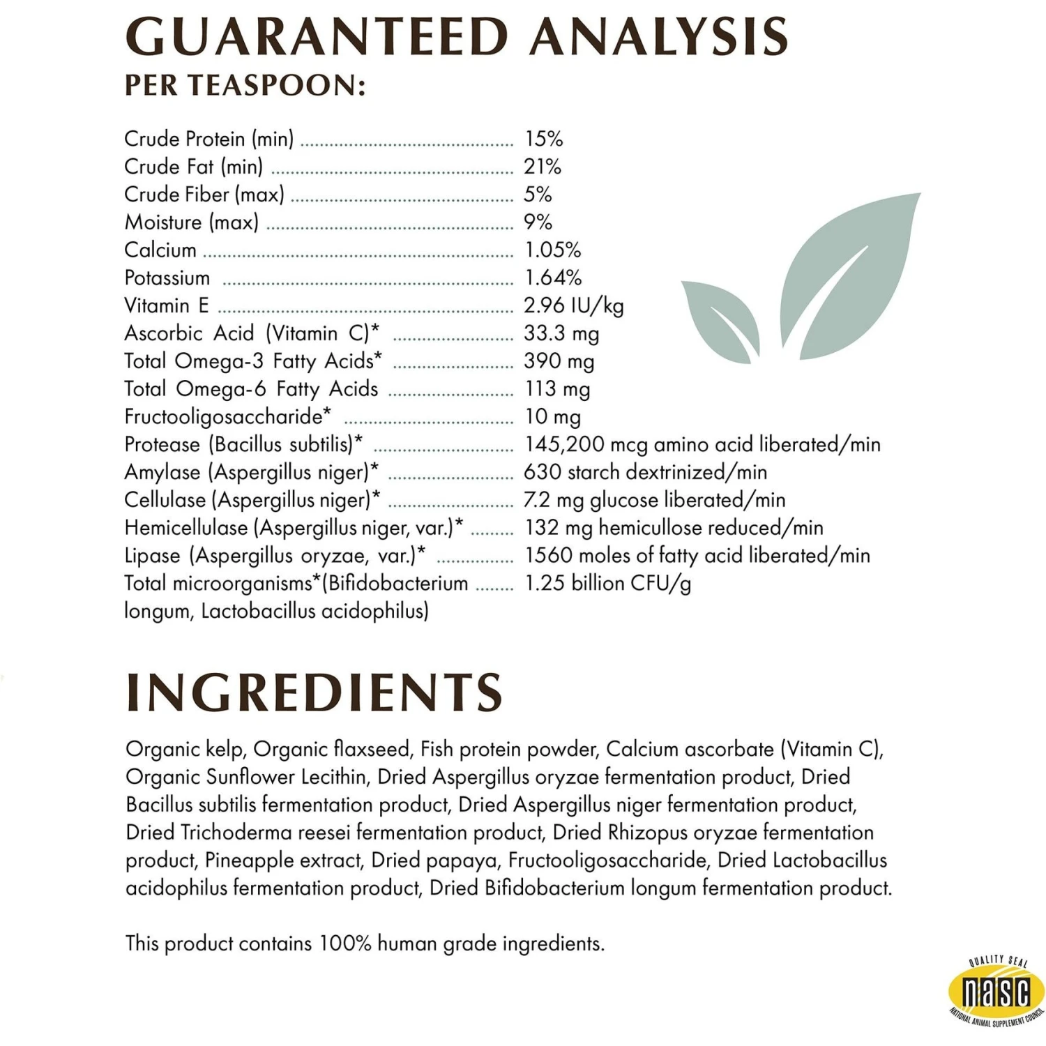 Wholistic Pet Organics Feline Complete Cat Supplement, 4-oz Bottle 9 Wholistic Pet Organics Feline Complete Cat Supplement, 4-oz Bottle - Image 7