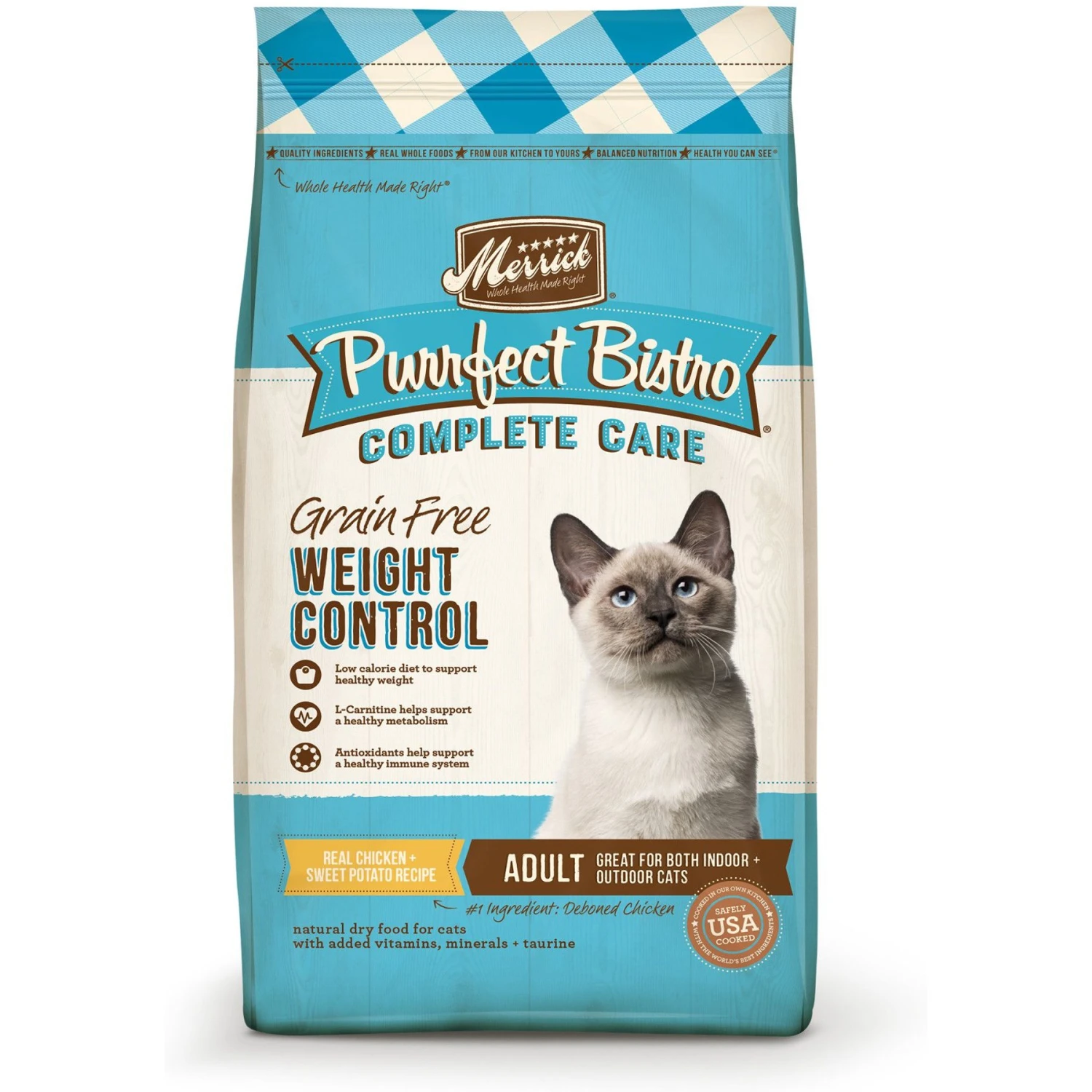 Merrick Purrfect Bistro Grain-Free Healthy Weight Recipe Dry Cat Food 3 Merrick Purrfect Bistro Grain-Free Healthy Weight Recipe Dry Cat Food