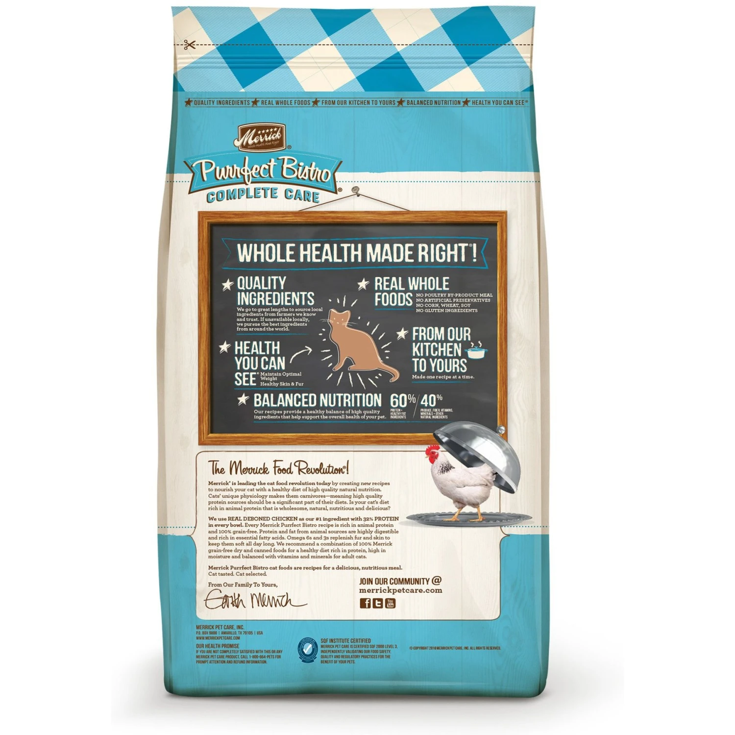Merrick Purrfect Bistro Grain-Free Healthy Weight Recipe Dry Cat Food 4 Merrick Purrfect Bistro Grain-Free Healthy Weight Recipe Dry Cat Food - Image 2