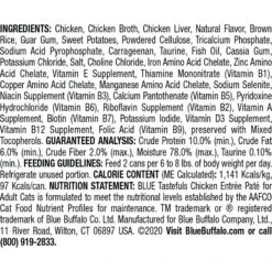Blue Buffalo Tastefuls Natural Pate Chicken Entree Wet Cat Food, 3-oz Can, Case Of 12 -Furry Friends 879422 PT1. AC SS1800 V1687358001