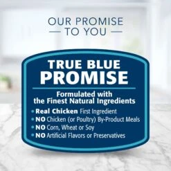 Blue Buffalo Tastefuls Natural Mature Pate Chicken Entree Wet Cat Food, 3-oz Can, Case Of 12 -Furry Friends 879454 PT5. AC SS1800 V1687357628