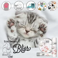 The Blissful Dog Cat Paw Cream, 1-oz Tin -Furry Friends 879734 PT3. AC SS1800 V1689280736