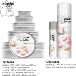 The Blissful Dog Cat Paw Cream, 2-oz Tin -Furry Friends 879750 PT4. AC SS1800 V1689280314
