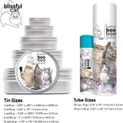 The Blissful Dog Boo Boo Cat Paw Cream, 1-oz Tin -Furry Friends 879798 PT6. AC SS1800 V1689280753