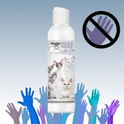 The Blissful Dog Razzle Dazzle White Cat Shampoo, 4-oz Bottle -Furry Friends 879958 PT7. AC SS1800 V1689279371