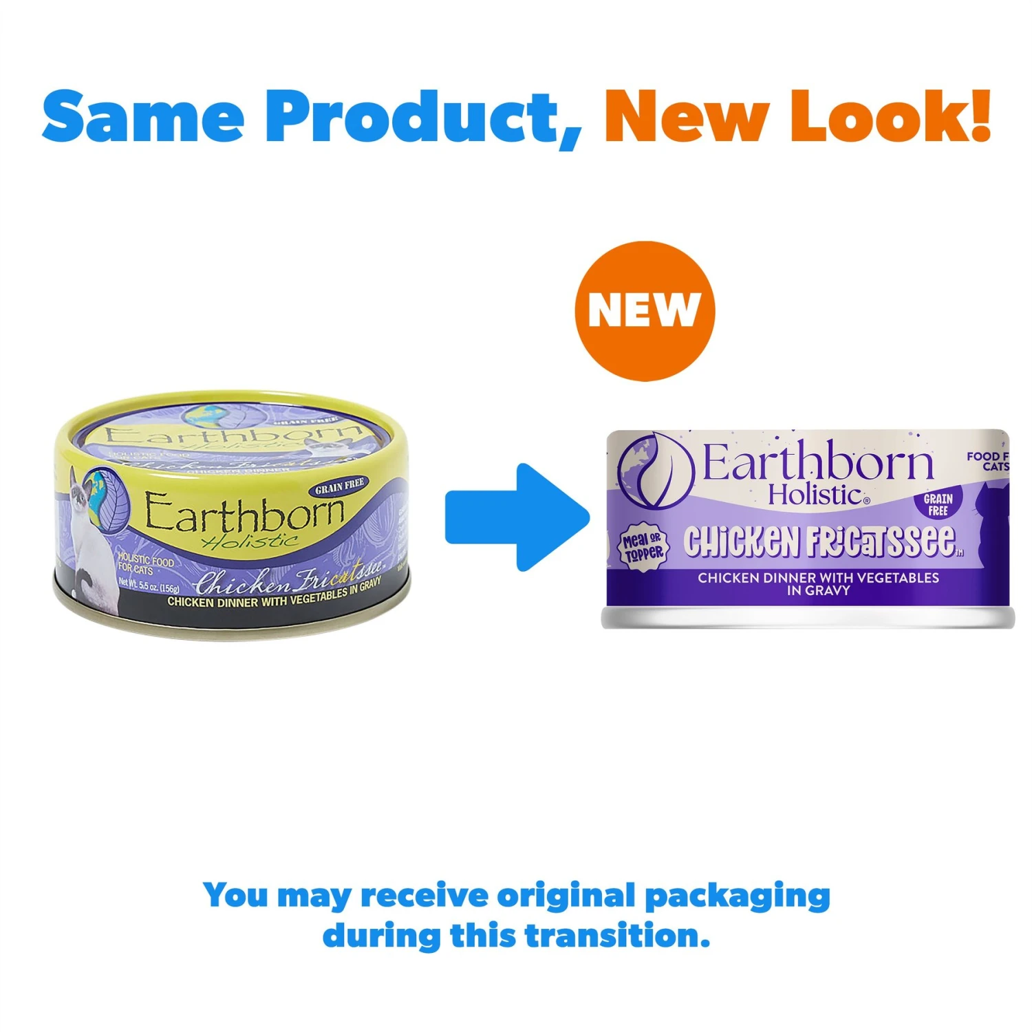 Earthborn Holistic Chicken Fricatssee Grain-Free Natural Adult Canned Cat Food 4 Earthborn Holistic Chicken Fricatssee Grain-Free Natural Adult Canned Cat Food - Image 2