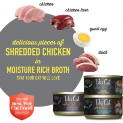 Tiki Cat After Dark Variety Pack Grain-Free Wet Cat Food, 2.8-oz Tray, Case Of 18 -Furry Friends 883534 PT2. AC SS1800 V1690570674