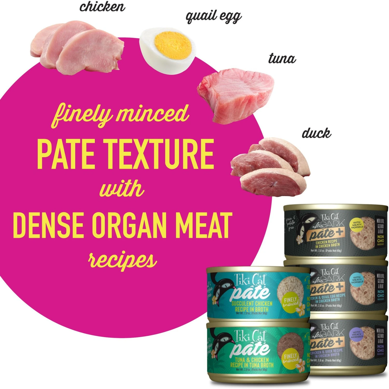Tiki Cat Chicken Pate Grain-Free Wet Cat Food, 2.8-oz Can, Case Of 24 7 Tiki Cat Chicken Pate Grain-Free Wet Cat Food, 2.8-oz Can, Case Of 24 - Image 5