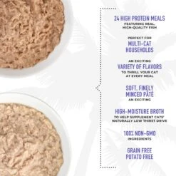 Tiki Cat Fish Favorites Pate Grain-Free Wet Cat Food, 2.8-oz Can, Case Of 24 16 Tiki Cat Fish Favorites Pate Grain-Free Wet Cat Food, 2.8-oz Can, Case Of 24 -Furry Friends 883590 PT5. AC SS1800 V1690565189