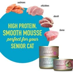 Tiki Cat Silver Variety Pack Grain-Free Wet Cat Food, 2.4-oz Can, Case Of 12 -Furry Friends 883606 PT3. AC SS1800 V1690565193