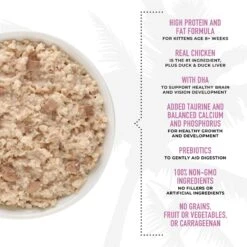 Tiki Cat Baby Chicken, Duck, & Duck Liver Shreds Grain-Free Wet Cat Food, 2.4-oz Can, Case Of 12 14 Tiki Cat Baby Chicken, Duck, & Duck Liver Shreds Grain-Free Wet Cat Food, 2.4-oz Can, Case Of 12 -Furry Friends 883638 PT4. AC SS1800 V1690571399