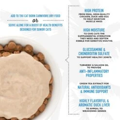 Tiki Cat Born Carnivore Silver Functional Cat Food Topper, 1.5-oz Pouch, Case Of 12 -Furry Friends 883670 PT4. AC SS1800 V1690562116