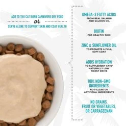 Tiki Cat Born Carnivore Skin & Coat Functional Cat Food Topper, 1.5-oz Pouch, Case Of 12 -Furry Friends 883718 PT4. AC SS1800 V1690558453