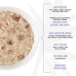 Tiki Cat After Dark Pate+ Chicken & Duck Grain-Free Wet Cat Food 14 Tiki Cat After Dark Pate+ Chicken & Duck Grain-Free Wet Cat Food -Furry Friends 883870 PT4. AC SS1800 V1690566585
