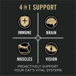 Purina Pro Plan Vital Systems Sole Entree In Wet Cat Food Gravy, 3-oz Can, Case Of 24 -Furry Friends 886102 PT2. AC SS1800 V1688579750