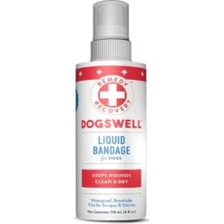 Dogswell Remedy+Recovery Liquid Bandage For Dogs & Cats, 4-oz Bottle