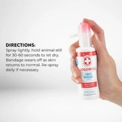 Dogswell Remedy+Recovery Liquid Bandage For Dogs & Cats, 4-oz Bottle -Furry Friends 887630 PT2. AC SS1800 V1692801816