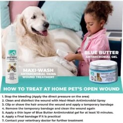 Forticept Maxi-Wash Plus Itch Relief & Hot Spot Cat & Dog Wound Care & Skin Infection Treatment, 8-oz Tube -Furry Friends 887950 PT3. AC SS1800 V1688419216