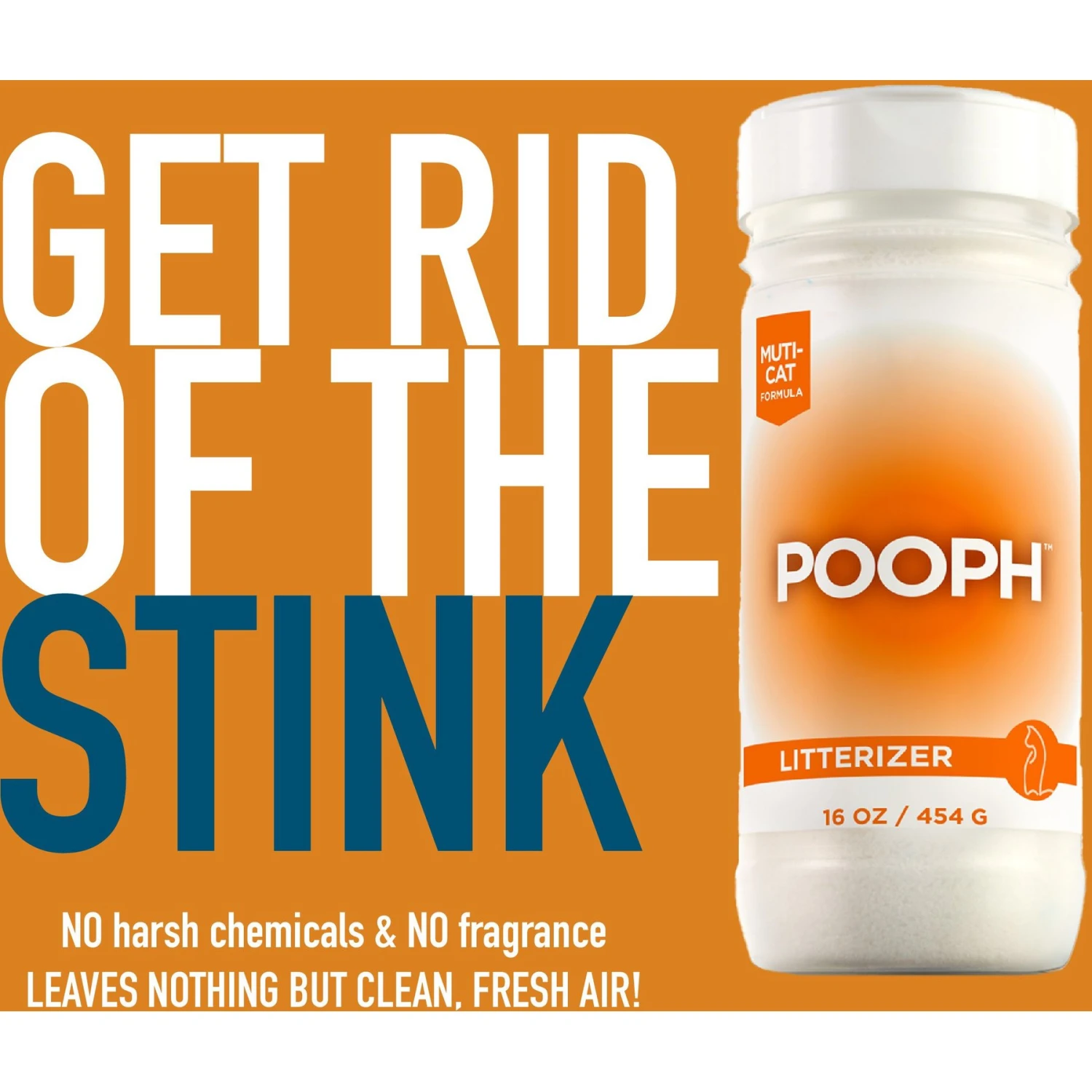 POOPH Kitty Litter Box Saver Cat Deodorizer, 16-oz Bottle 6 POOPH Kitty Litter Box Saver Cat Deodorizer, 16-oz Bottle - Image 4