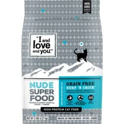 I And Love And You Nude Super Food Surf 'n Chick Grain-Free Dry Cat Food