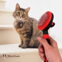 Warren London Cat Pin Brush -Furry Friends 894966 PT8. AC SS1800 V1687885965