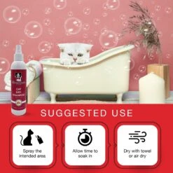 Warren London Citrus Dry & Waterless Cat Shampoo, 8-oz Bottle -Furry Friends 895030 PT3. AC SS1800 V1687891366