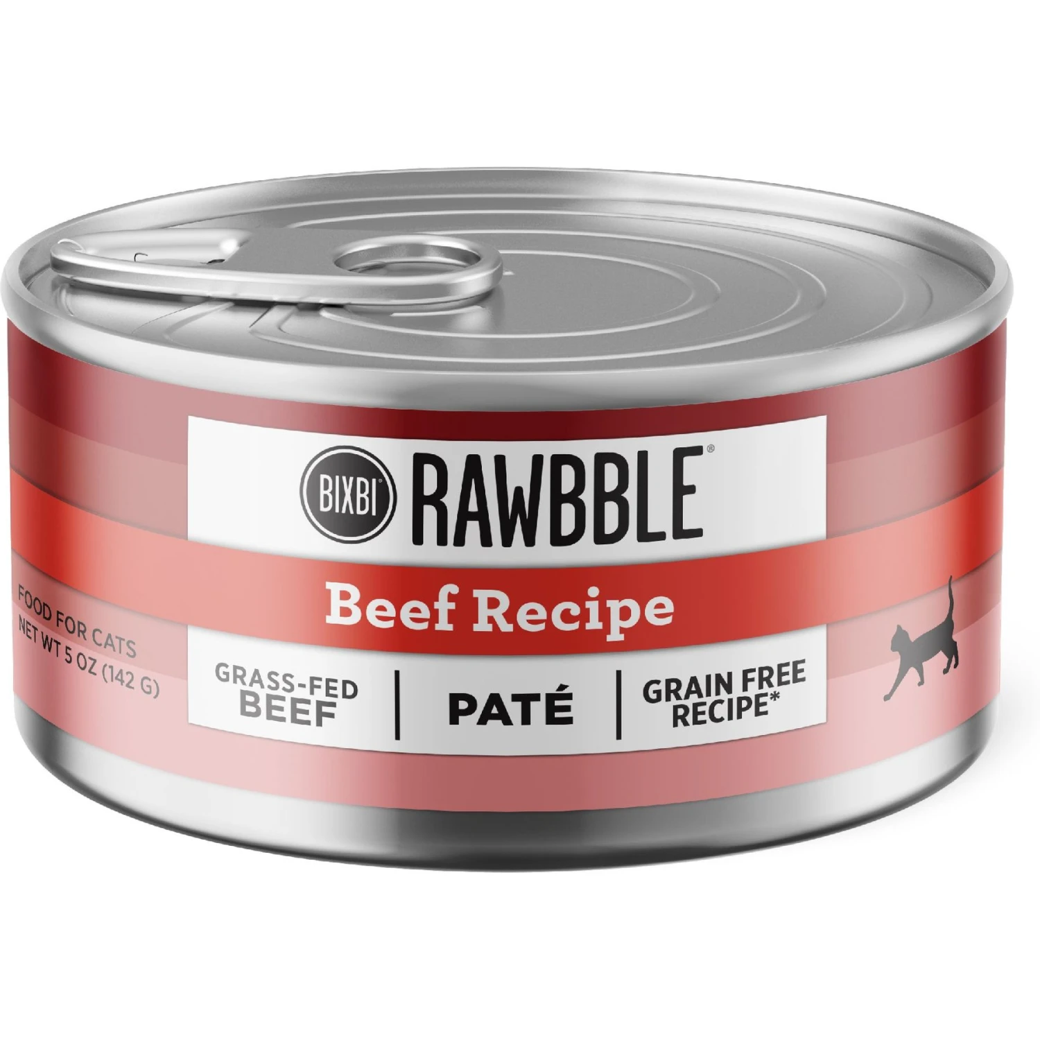 BIXBI Rawbble Beef Pate Wet Food For Cats, 5-oz Can, Case Of 24 3 BIXBI Rawbble Beef Pate Wet Food For Cats, 5-oz Can, Case Of 24