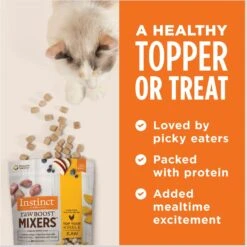 Instinct Raw Boost Mixers Chicken Recipe Grain-Free Freeze-Dried Cat Food Topper -Furry Friends 89616 PT5. AC SS1800 V1690580608