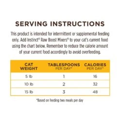 Instinct Raw Boost Mixers Chicken Recipe Grain-Free Freeze-Dried Cat Food Topper -Furry Friends 89616 PT8. AC SS1800 V1548864733