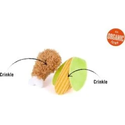 P.L.A.Y. Pet Lifestyle And You Feline Frenzy Purrfect Picnic Plush Squeaky Cat Toy, 2 Count -Furry Friends 897334 PT2. AC SS1800 V1689795614