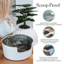 Bundle & Bliss Reusable Cat Litter Liners, 3 Count -Furry Friends 897454 PT4. AC SS1800 V1687890210