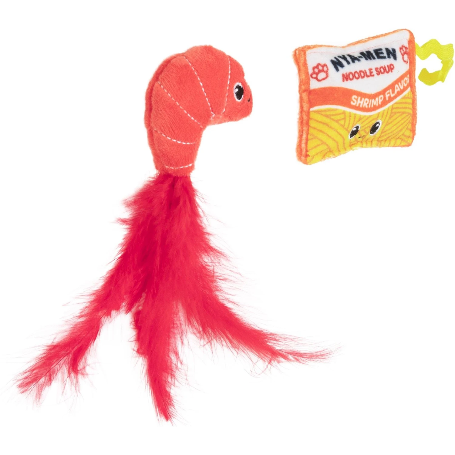 Quirky Kitty Ramen Catnip Plush Cat Toy, 2 Count 5 Quirky Kitty Ramen Catnip Plush Cat Toy, 2 Count - Image 3