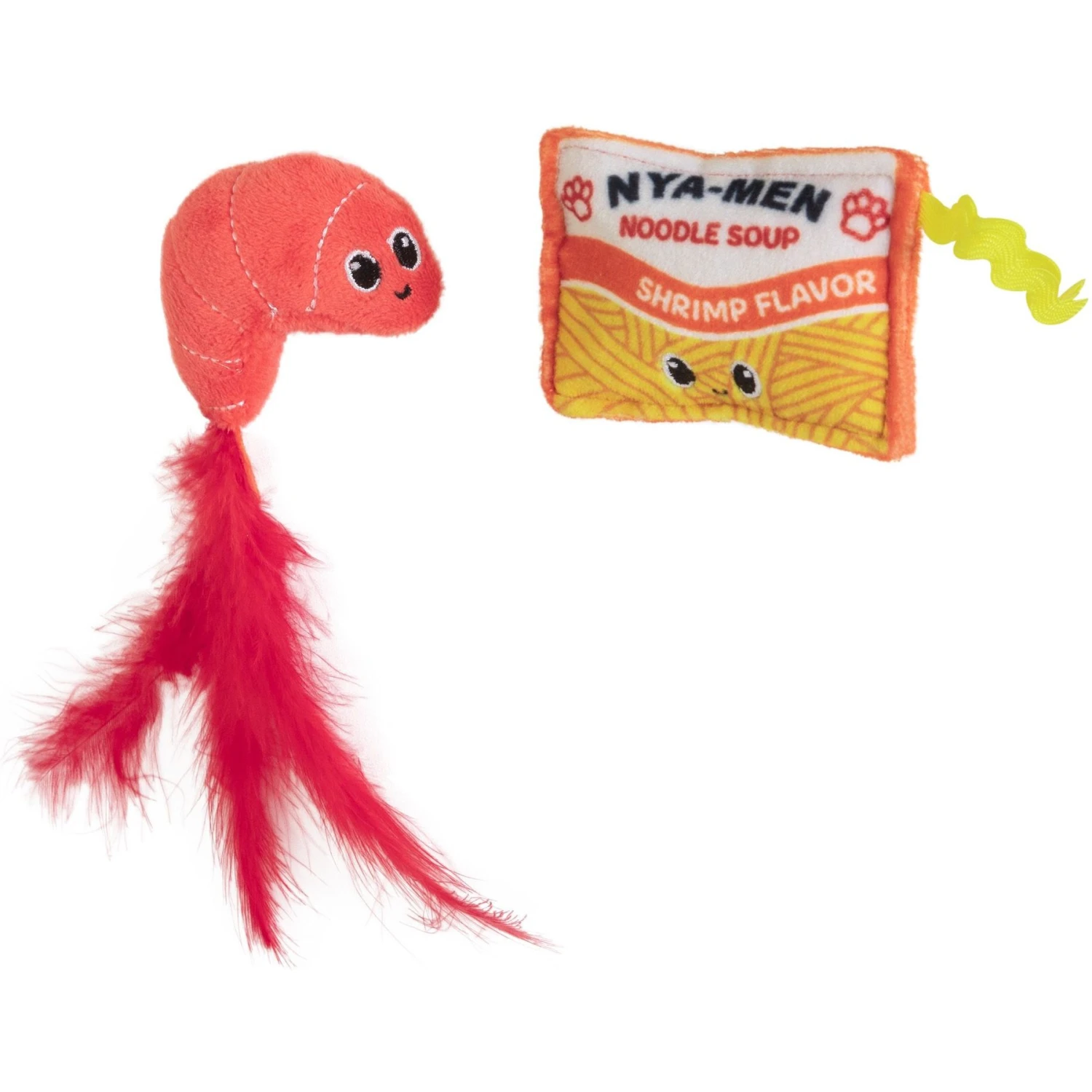 Quirky Kitty Ramen Catnip Plush Cat Toy, 2 Count 6 Quirky Kitty Ramen Catnip Plush Cat Toy, 2 Count - Image 4