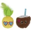 Quirky Kitty Purrfect Pina Colada Catnip Plush Cat Toy, 2 Count -Furry Friends 900358 MAIN. AC SS1800 V1689015532