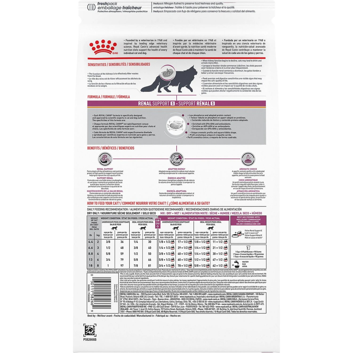 Royal Canin Veterinary Diet Adult Renal Support S Dry Cat Food 4 Royal Canin Veterinary Diet Adult Renal Support S Dry Cat Food - Image 2