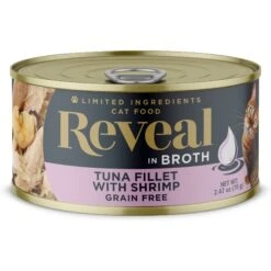 Reveal Natural Grain-Free Tuna Fillet With Salmon In Broth Flavored Wet Cat Food, 2.47-oz Can, Case Of 24 & Reveal Natural Grain-Free Tuna Fillet With Shrimp In Broth Flavored Wet Cat Food, 2.47-oz Can, Case Of 24 16 Reveal Natural Grain-Free Tuna Fillet With Salmon In Broth Flavored Wet Cat Food, 2.47-oz Can, Case Of 24 & Reveal Natural Grain-Free Tuna Fillet With Shrimp In Broth Flavored Wet Cat Food, 2.47-oz Can, Case Of 24 -Furry Friends 906774 PT5. AC SS1800 V1687963902