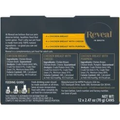 Reveal Natural Grain-Free Variety Of Chicken In Broth Flavored Wet Cat Food & Reveal Natural Grain-Free Variety Of Fish In Broth Flavored Wet Cat Food -Furry Friends 906782 PT2. AC SS1800 V1687957494