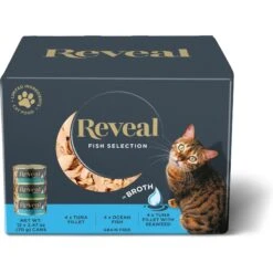 Reveal Natural Grain-Free Variety Of Fish & Chicken In Gravy Flavored Wet Cat Food & Reveal Natural Grain-Free Variety Of Fish In Broth Flavored Wet Cat Food 16 Reveal Natural Grain-Free Variety Of Fish & Chicken In Gravy Flavored Wet Cat Food & Reveal Natural Grain-Free Variety Of Fish In Broth Flavored Wet Cat Food -Furry Friends 906814 PT5. AC SS1800 V1687963905