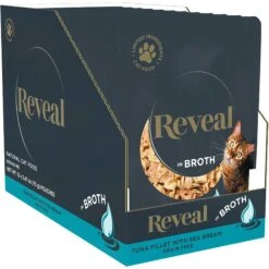 Reveal Natural Grain-Free Tuna With Sea Bream In Broth Flavored Wet Cat Food & Reveal Natural Grain-Free Chicken Breast In Broth Flavored Wet Cat Food -Furry Friends 906854 PT3. AC SS1800 V1687958427